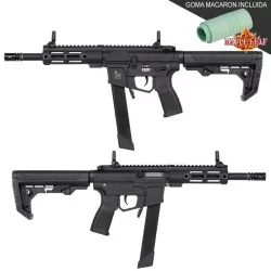 Réplica Specna Arms SA-FX01 FLEX negra con MOSFET X-ASR, rendimiento superior para airsoft.