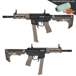 Réplica Specna Arms SA-FX01 FLEX noir/tan con MOSFET X-ASR, rendimiento óptimo para airsoft.
