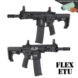 REPLICA SPECNA ARMS SA-F04 FLEX™ ETU™ LIGHT OPS GATILLO ELECTRÓNICO NEGRA + GOMA MAPLE LEAF