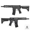 Réplica GBB M4 VFC BCM MCMR MK2 8.5 Negra: airsoft gas blowback compacta.