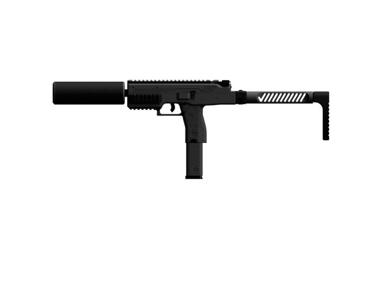 Fusil SMG VMP-1X Negra con silenciador Vorsk