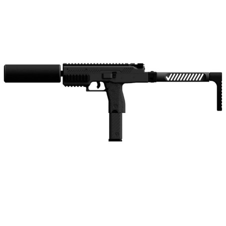 💥 FUSIL SMG VMP-1X NEGRA SILENCIADOR VORSK · VSGun