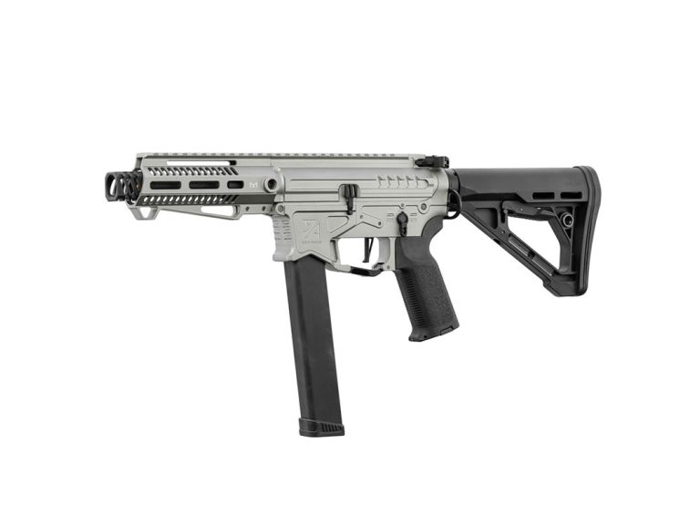 Fusil PW9 Cromado Zion Arms Gatillo Electrónico: réplica airsoft moderna.