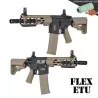 Replica SA-F08 FLEX™ ETU™ negra/tan con gatillo electrónico y goma Maple Leaf