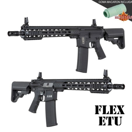 Réplica SA-F09 FLEX™ negra con gatillo electrónico y goma Maple Leaf