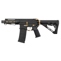 Fusil R15 Mod1 Zion Arms Gatillo Electrónico Negro/Dorado: réplica airsoft moderna.