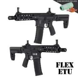 Réplica SA-F20 FLEX negra con ETU™ y goma Maple Leaf