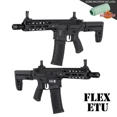 Réplica SA-F20 FLEX negra con ETU™ y goma Maple Leaf