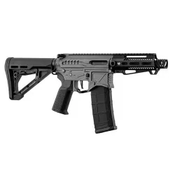 Fusil R15 Mod1 Zion Arms Gatillo Electrónico Negro/Dorado: réplica airsoft moderna.