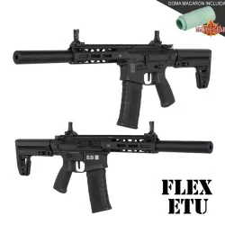 Réplica SA-F21 FLEX negra con ETU™ y goma Maple Leaf