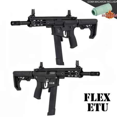 Sub-fusil SA-FX01 FLEX negro con ETU™ y goma Maple Leaf