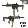 Sub-fusil SA-FX01 FLEX negro/tan con ETU™ y goma Maple Leaf