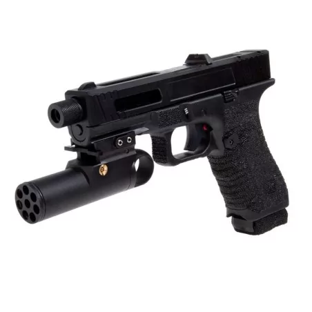 Zoxna Mini Launcher V2 40BBs Negro · VSGun
