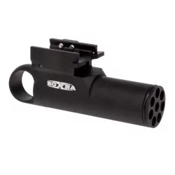 Lanzagranadas 40BBS Mini Launcher V2 Zoxna Negro: réplica airsoft compacto.