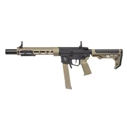 Subfusil A-FX02 FLEX ETU tan/negro con goma Maple Leaf