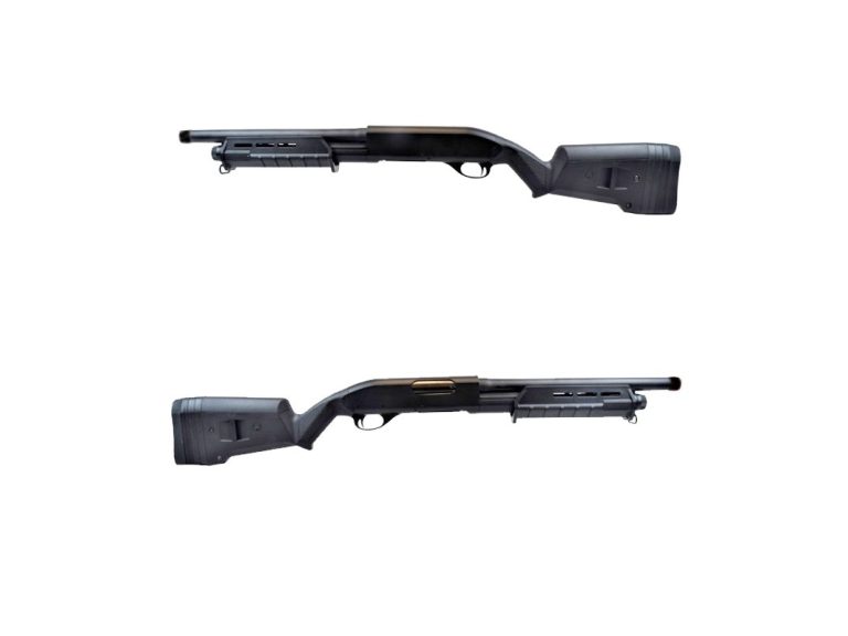 Escopeta Cyma 355 ABS Negra 3BBS: réplica airsoft muelle.