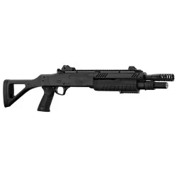 Escopeta Fabarm STF/12-11 Compact Muelle 3 BBS Negra: réplica airsoft compacta.