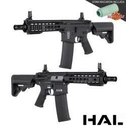 Fusil SA-C08 HAL Negra con goma Maple Leaf para airsoft de alto nivel