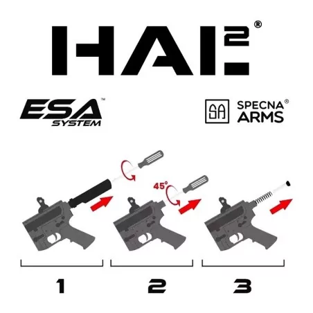 SA-E03 HAL2 EDGE TAN/NEGRA UPGRADEADA ☑ CONTROL PRO · VSGun