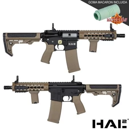 Specna Arms SA-E08 HAL2 EDGE LIGHT OPS Tan/Negra con Bluetooth y tuning