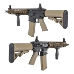 réplica AEG MK18 SA-P26 negro/bronce ASTER II Specna Arms full metal