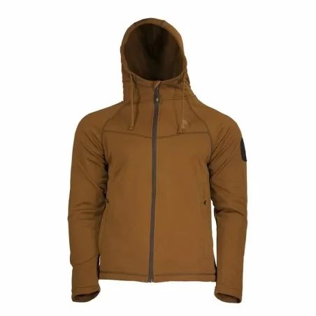 SUDADERA COLOR COYOTE CON CAPUCHA MARCA RAGNAR EINAR