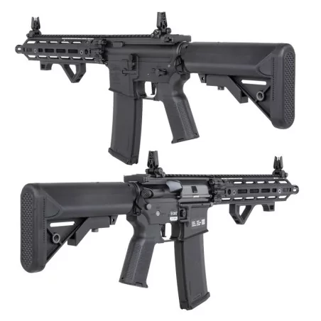 réplica AEG RIS III 10,5" Specna Arms negra con ASTER II