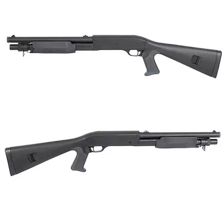 Escopeta Muelle M56A Double Eagle de polímero que dispara 3 bolas.