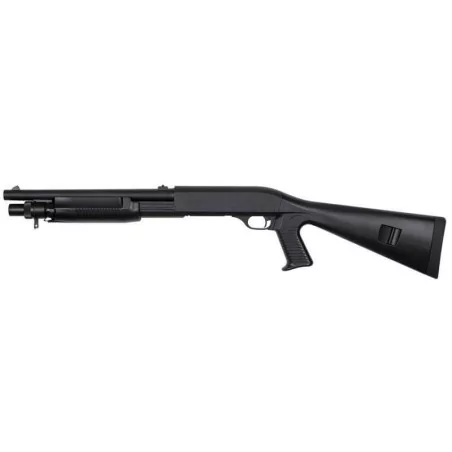 Réplica Escopeta Muelle M3 Super 90 Cyma CM360 Negra inspirada en Benelli.