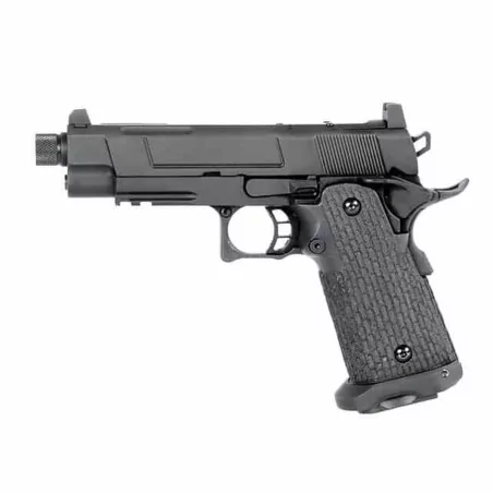 Army Armament R504 Hi-capa Tipo 4.3 GBB con stippling y magwell.