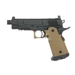 Army Armament Hi-capa Tipo 4.3 R504b GBB con stippling y magwell.