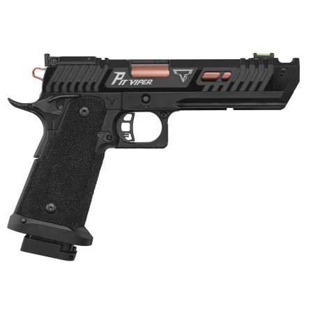 Pistola Jhon Wick Tti Jw4 Pit Viper GBB Negra con licencia Taran Tactical