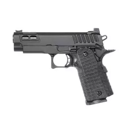 Pistola Army Armament R607 - Black GBB con stippling y magwell.
