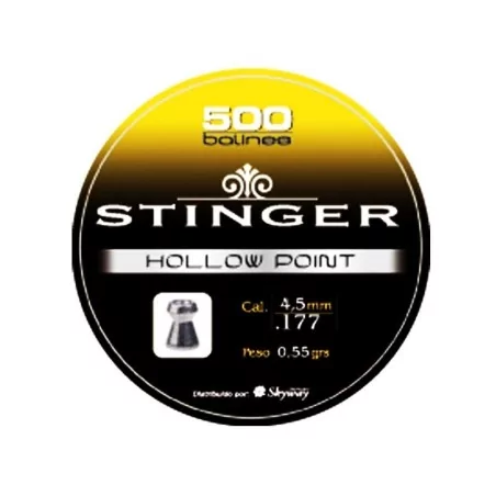 PERDIGON FORMA PUNTA HUECA DE LA MARCA STINGER 5.5MM