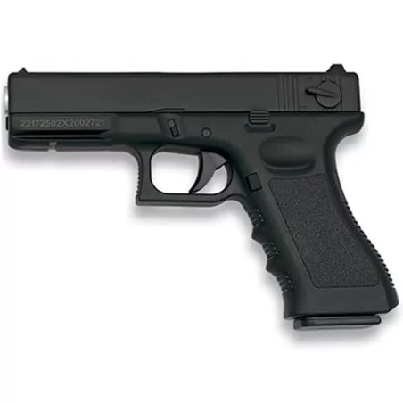 Pistola réplica Glock Golden Eagle metal muelle negra