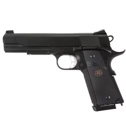 Pistola MEU KP07 GBB gas KJ WORKS metálica negra