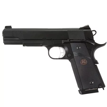 Pistola MEU KP07 GBB gas KJ WORKS metálica negra
