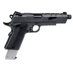Pistola Rossi Redwings Grey con goma Maple Leaf instalada