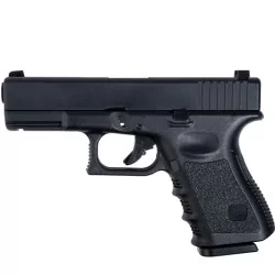 Pistola G23 MK4 GBB negra Saigo Defense réplica secundaria