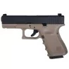 Pistola G23 MK4 GBB Tan Saigo Defense compacta y táctica