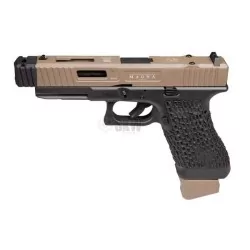 PISTOLA CO2 GLADIUS MAGNA CUSTOM III TIER 2 TAN/NEGRA SECUTOR réplica