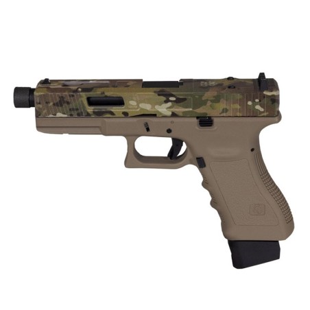 Pistola de airsoft Gladius Magna III CO2 Multicam de Secutor Arms, réplica GBB