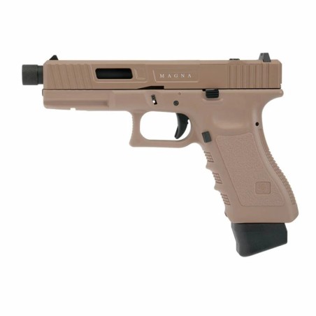 Pistola Gladius Magna III CO2 Tan Secutor Arms réplica de alta calidad