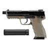 PISTOLA HK45 TACTICAL TOKYO MARUI NEGRA/TAN ☑ · VSGun