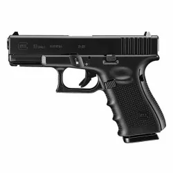 Pistola Tokyo Marui Glock 19 Gen 4: réplica airsoft compacta y de alto rendimiento.