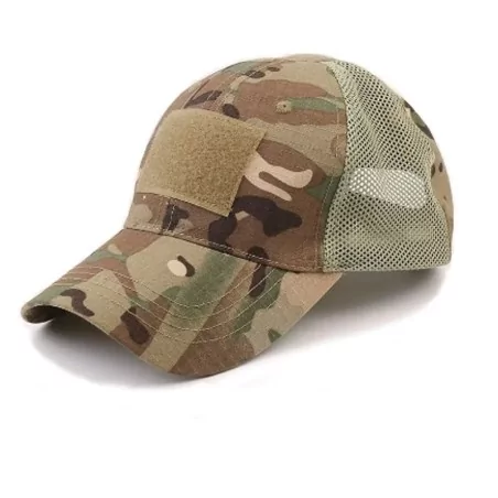 GORRA CON MALLA TRANSPIRABLE Y VELCRO EN MULTICAM