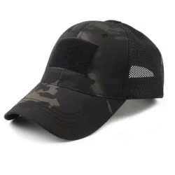 GORRA BEISBOL VELCRO MALLA MULTICAM BLACK