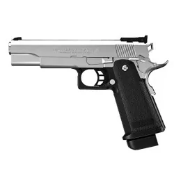 Pistola Tokyo Marui Hi-Capa 5.1 Stainless, réplica airsoft elegante y precisa