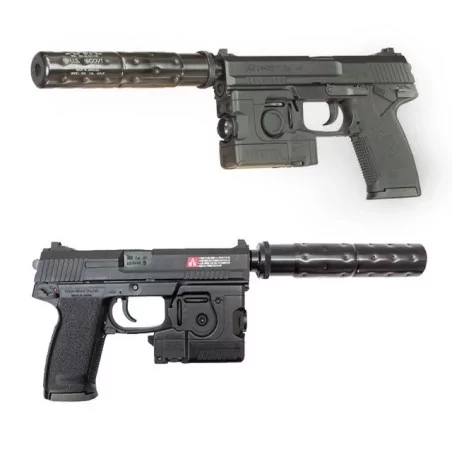 Pistola Tokyo Marui MK23 Socom, réplica airsoft realista y precisa