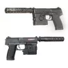Pistola Tokyo Marui MK23 Socom, réplica airsoft realista y precisa
